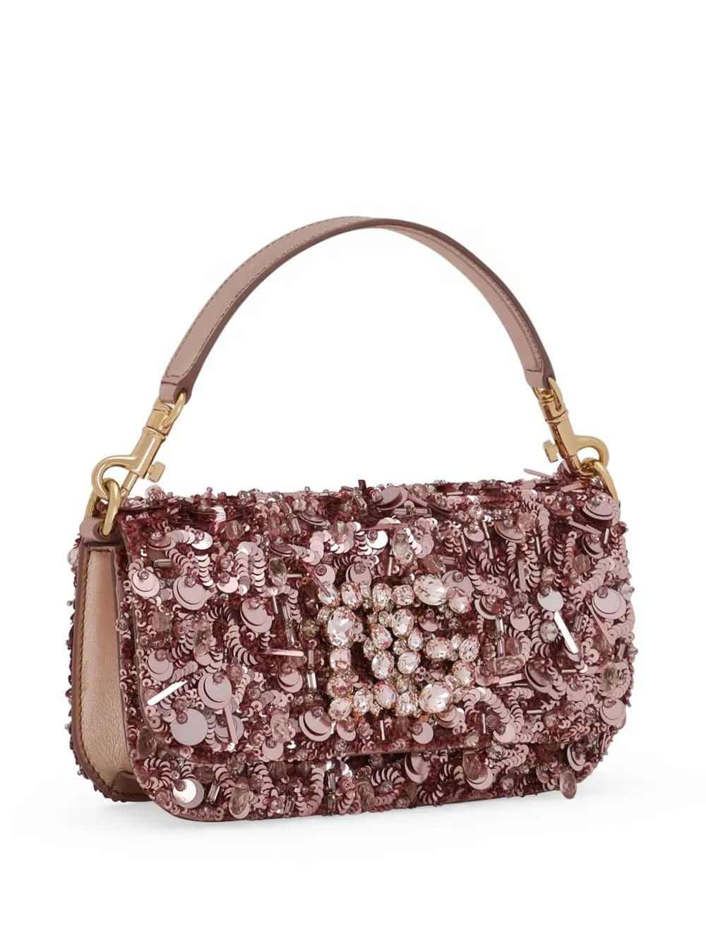 sequinned tote bag