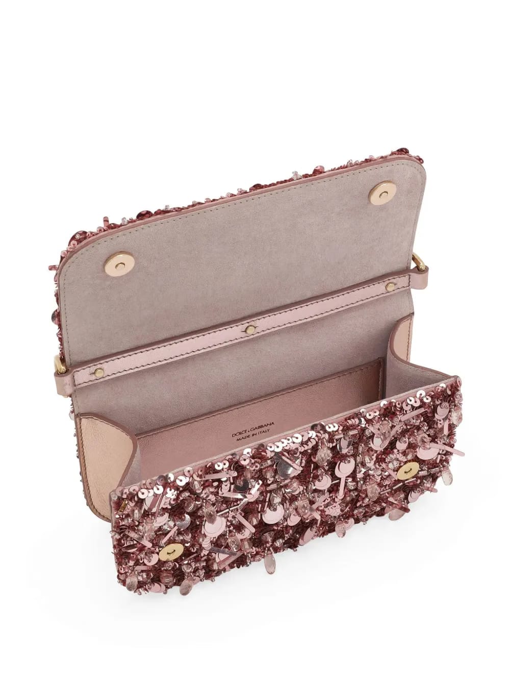 sequinned tote bag