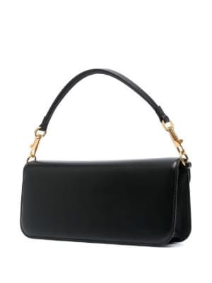 Valentino Garavani logo-plaque leather shoulder bag