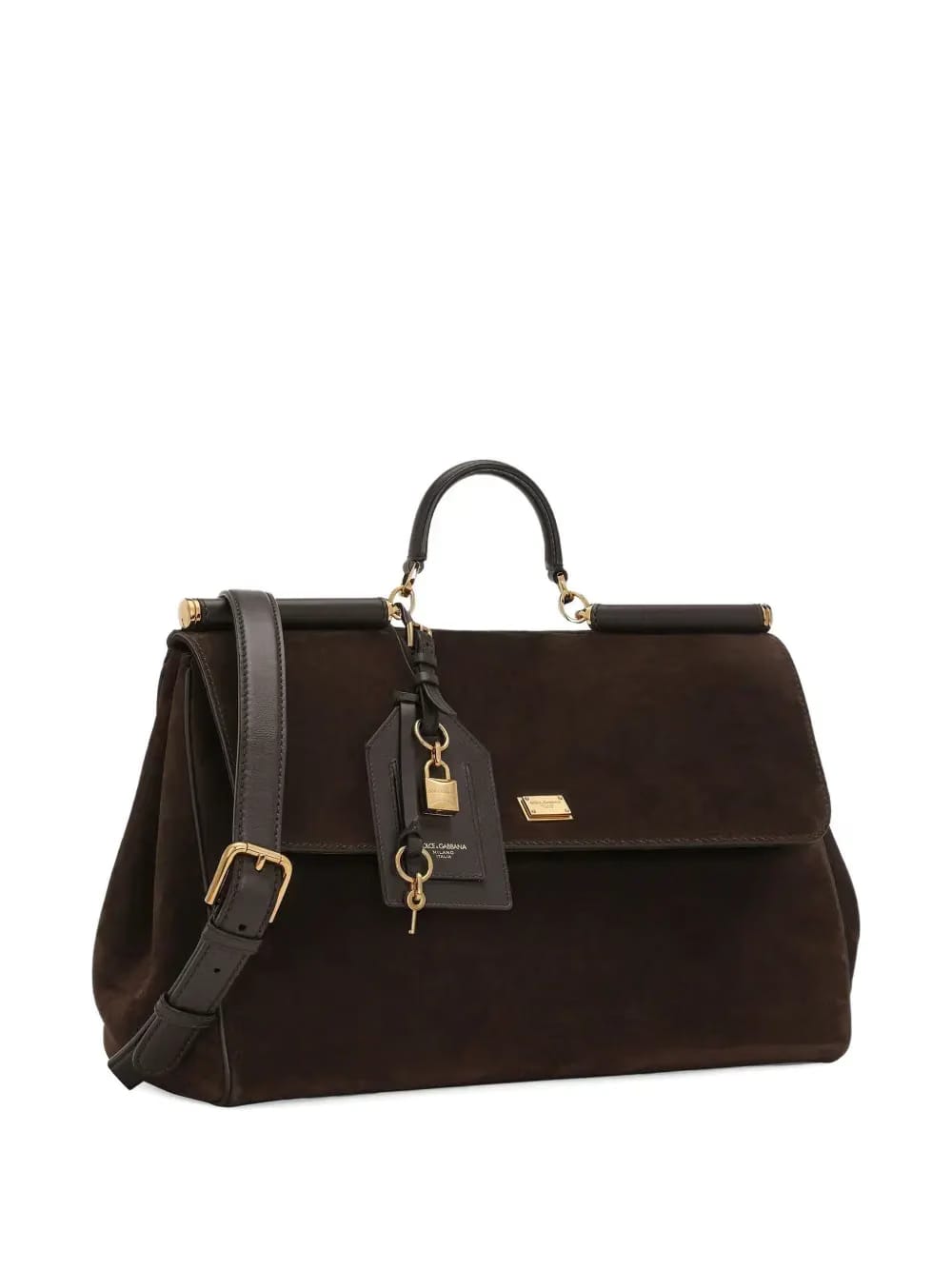 My Sicily suede tote bag
