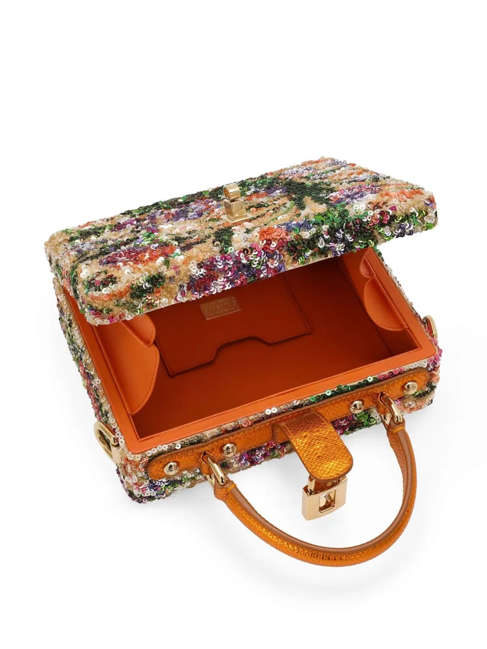 Dolce Box sequin-embellished tote bag