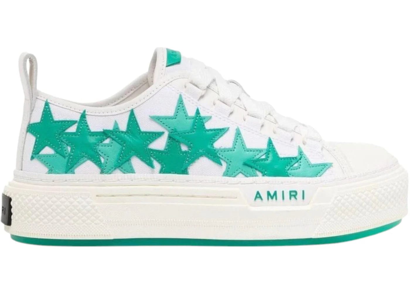 Amiri Court Star Low Green White Womens