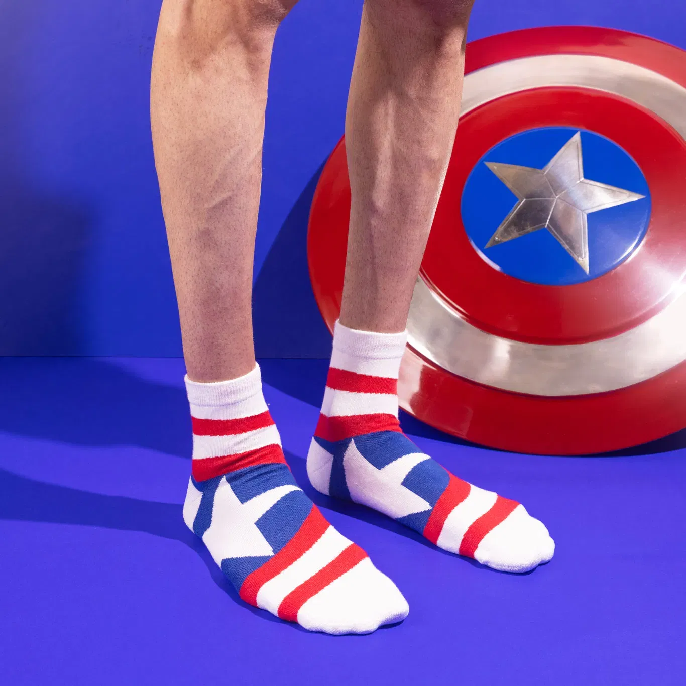 Men’s Marvel Avengers Themed Ankle Socks