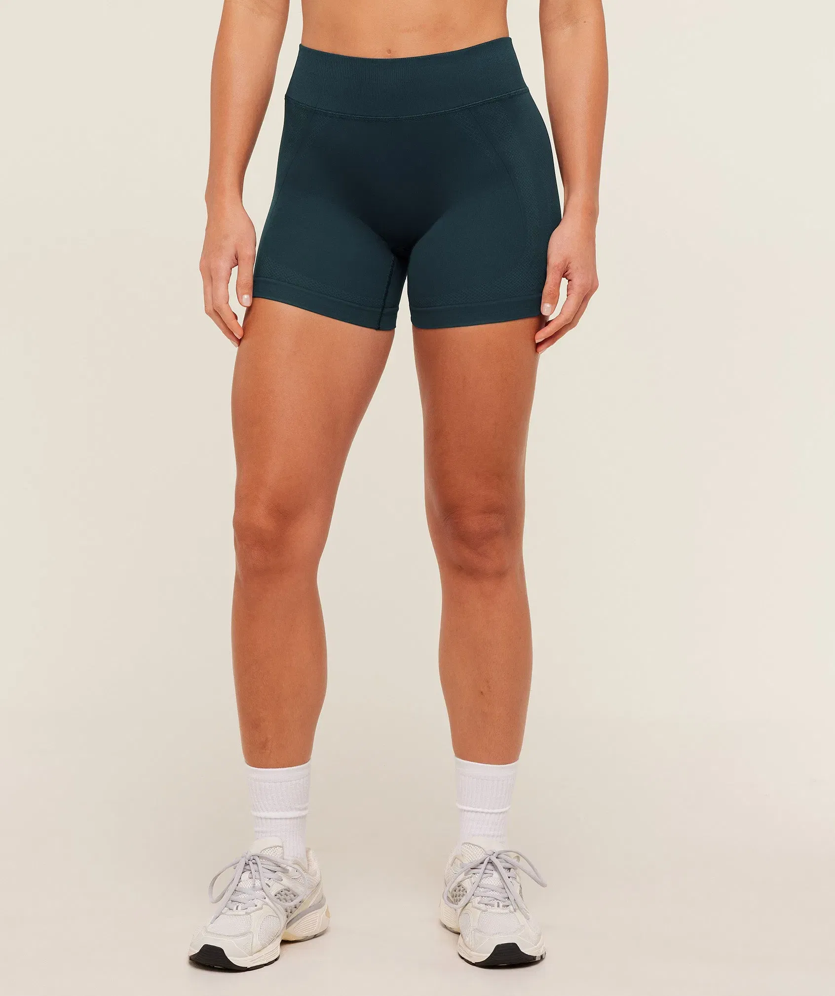 Gymshark Weekend Seamless Shorts - Deep Petrol Blue / Stealth Blue