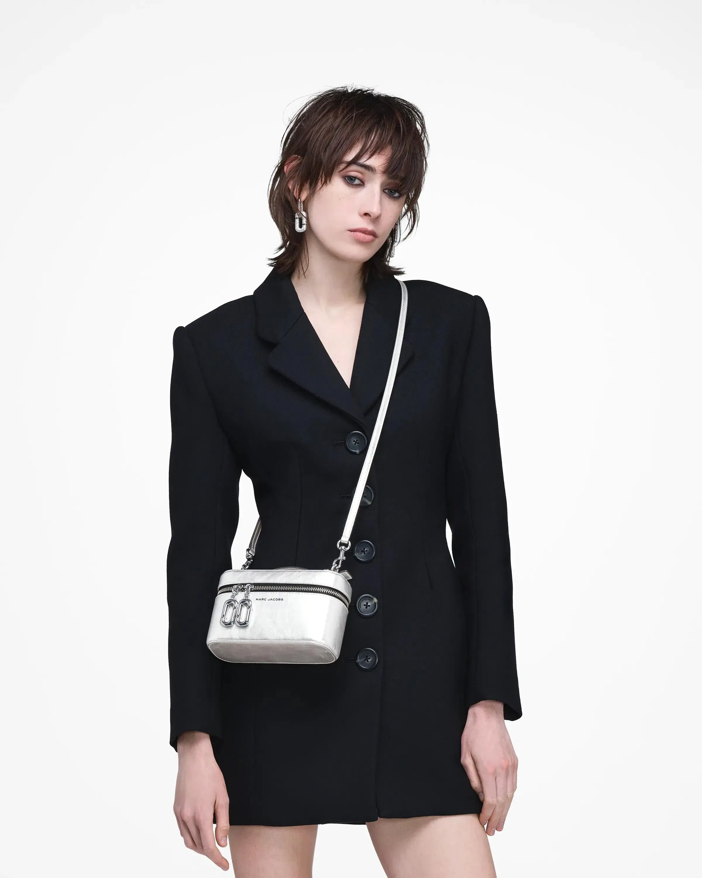 Scene Vanity Bag In Metallic