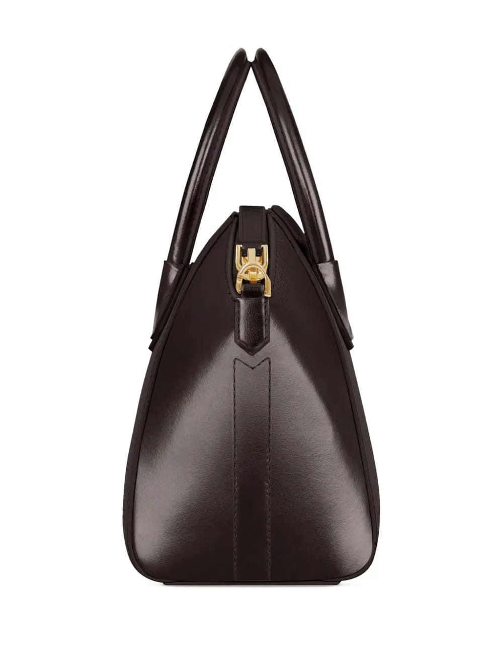 leather top-handle bag