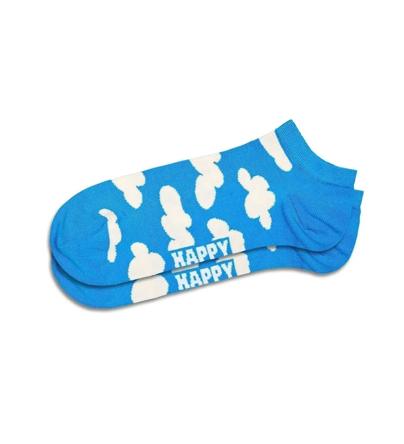 Happy Socks Unisex Cloudy Printed Low Cut Ankle Socks for Women and Men