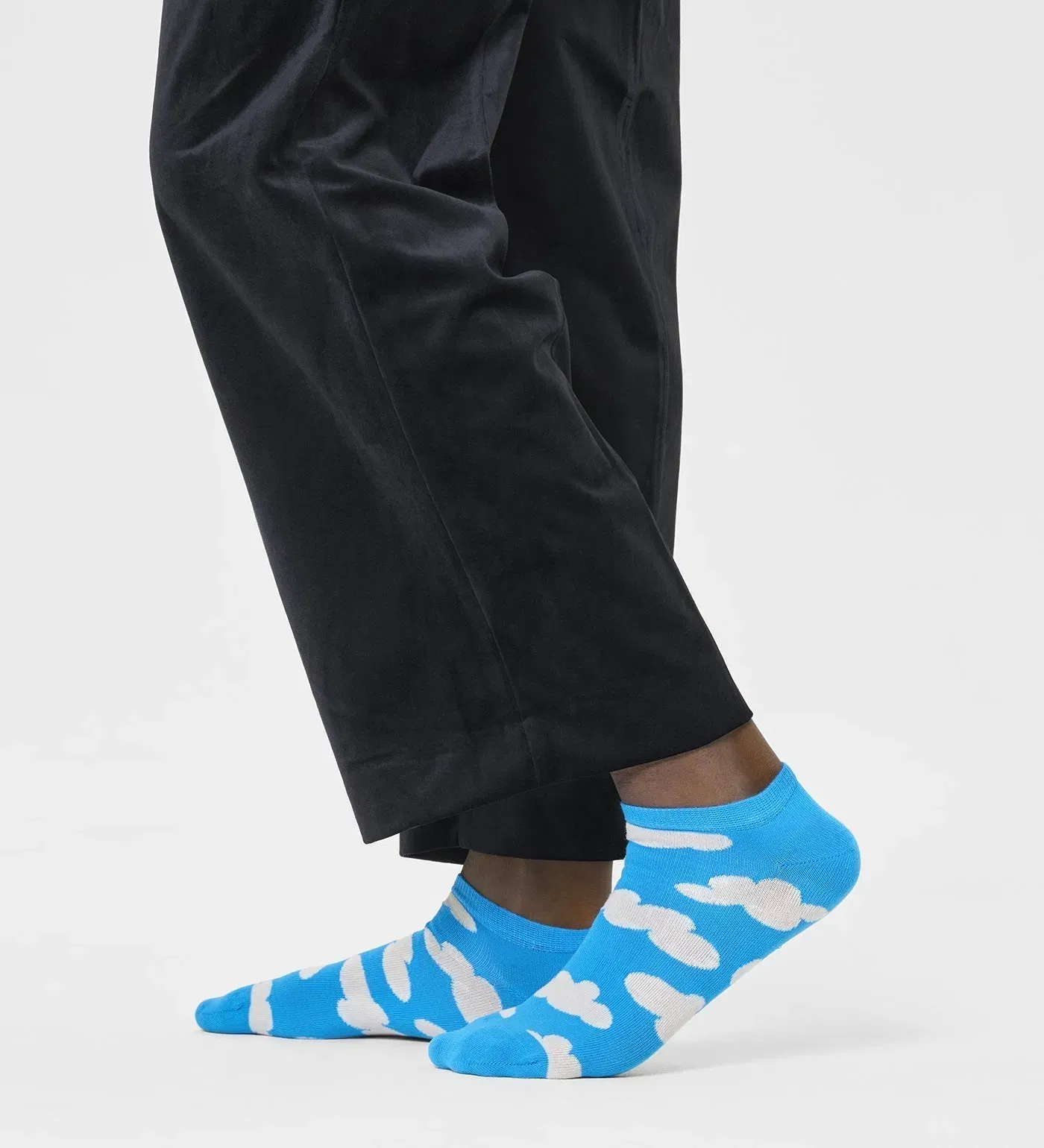 Happy Socks Unisex Cloudy Printed Low Cut Ankle Socks for Women and Men