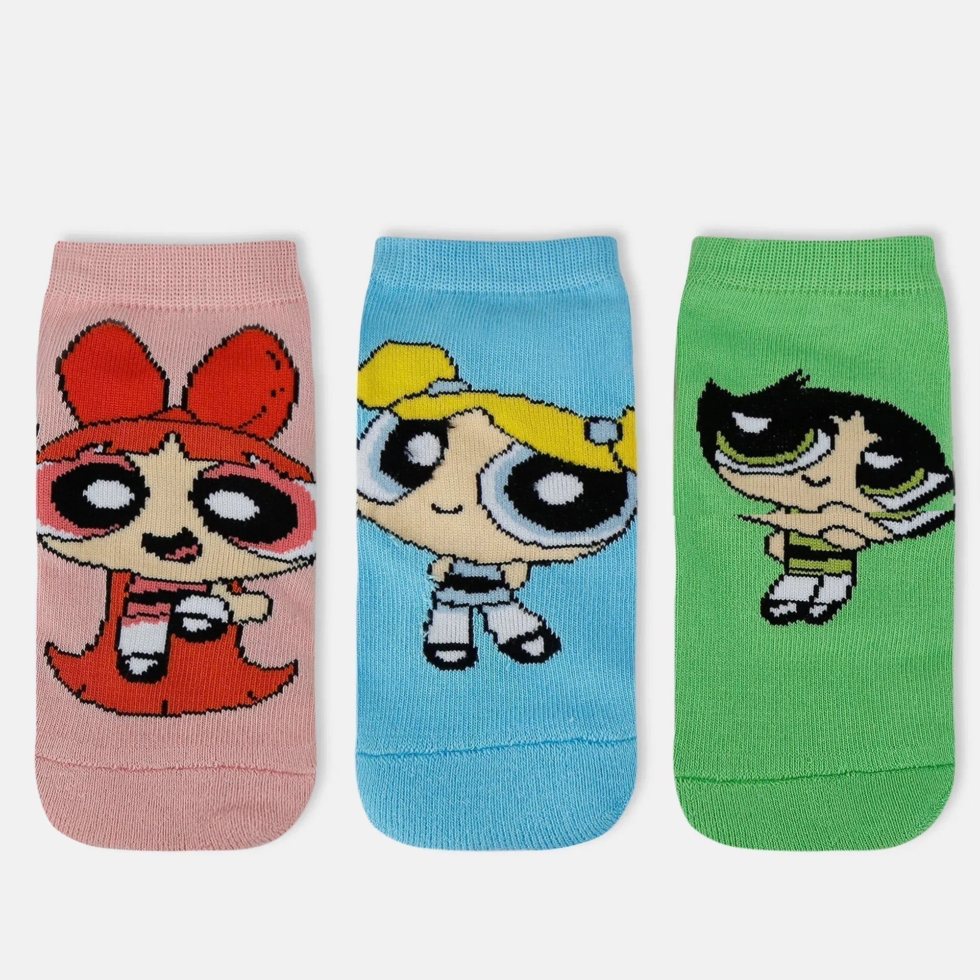 Kid’s Powerpuff Girls Lowcut Socks