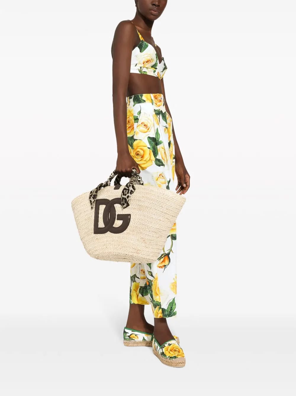 medium Kendra logo-patch tote bag