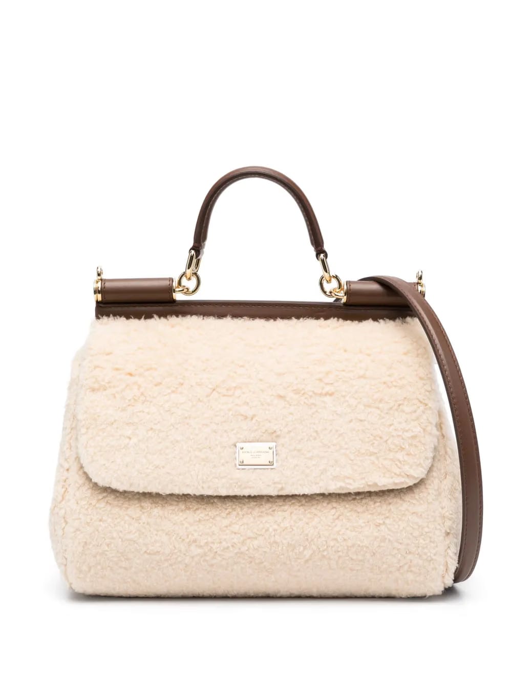 medium Sicily shearling tote bag