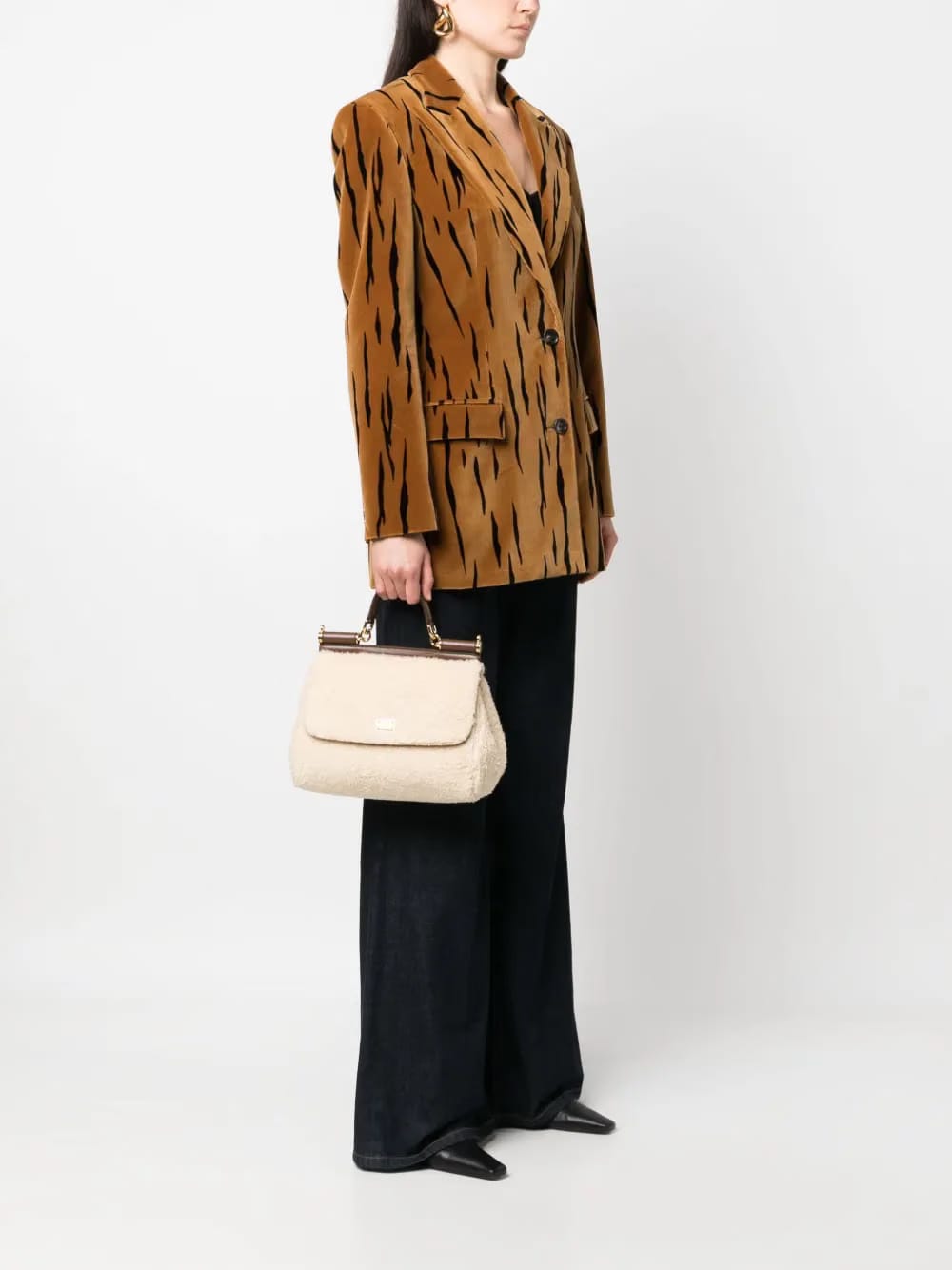 medium Sicily shearling tote bag