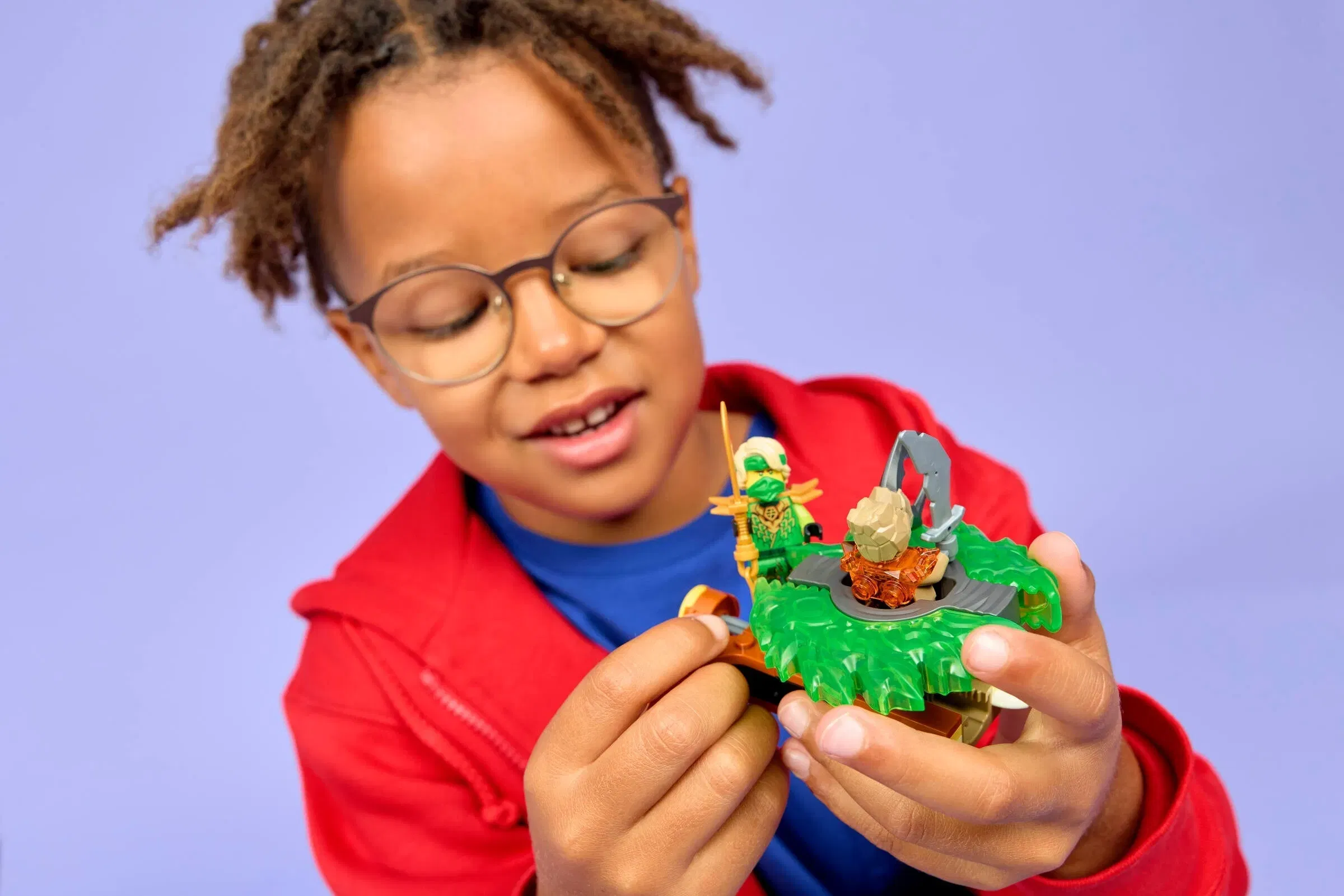 Lego Lloyd vs Earth Monster Spinner