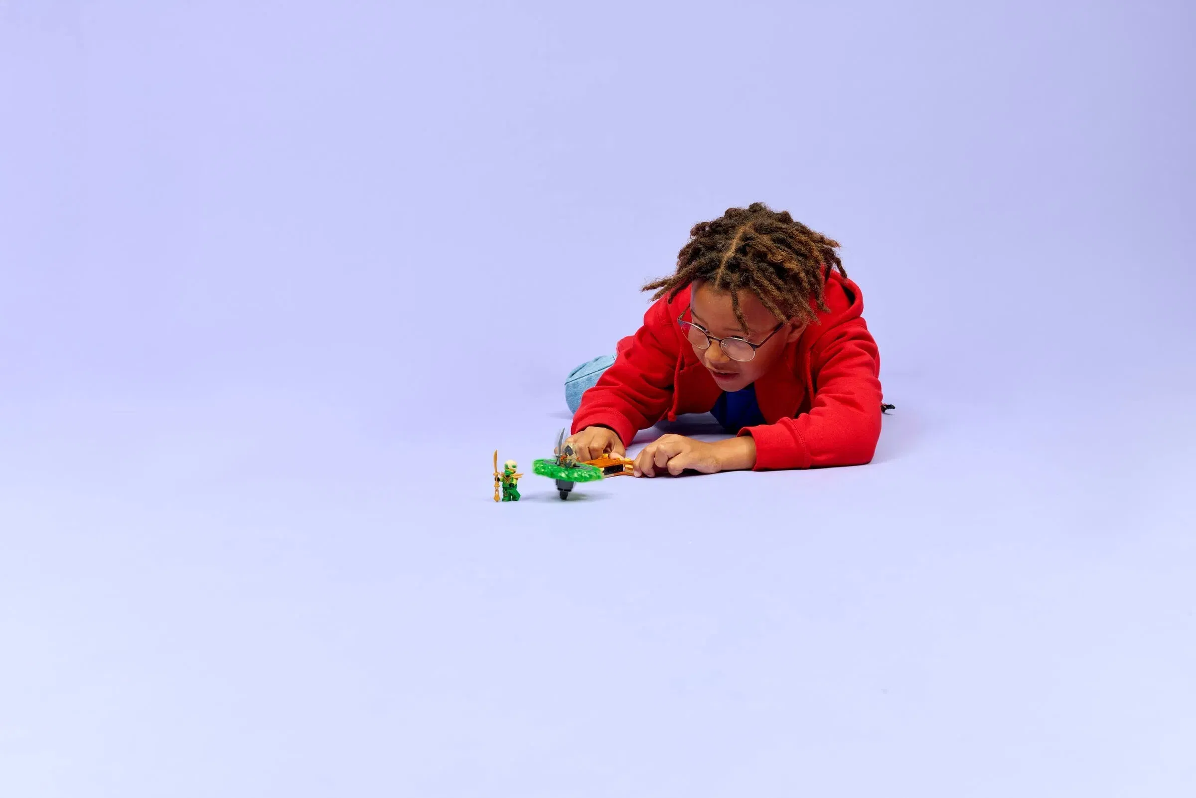 Lego Lloyd vs Earth Monster Spinner