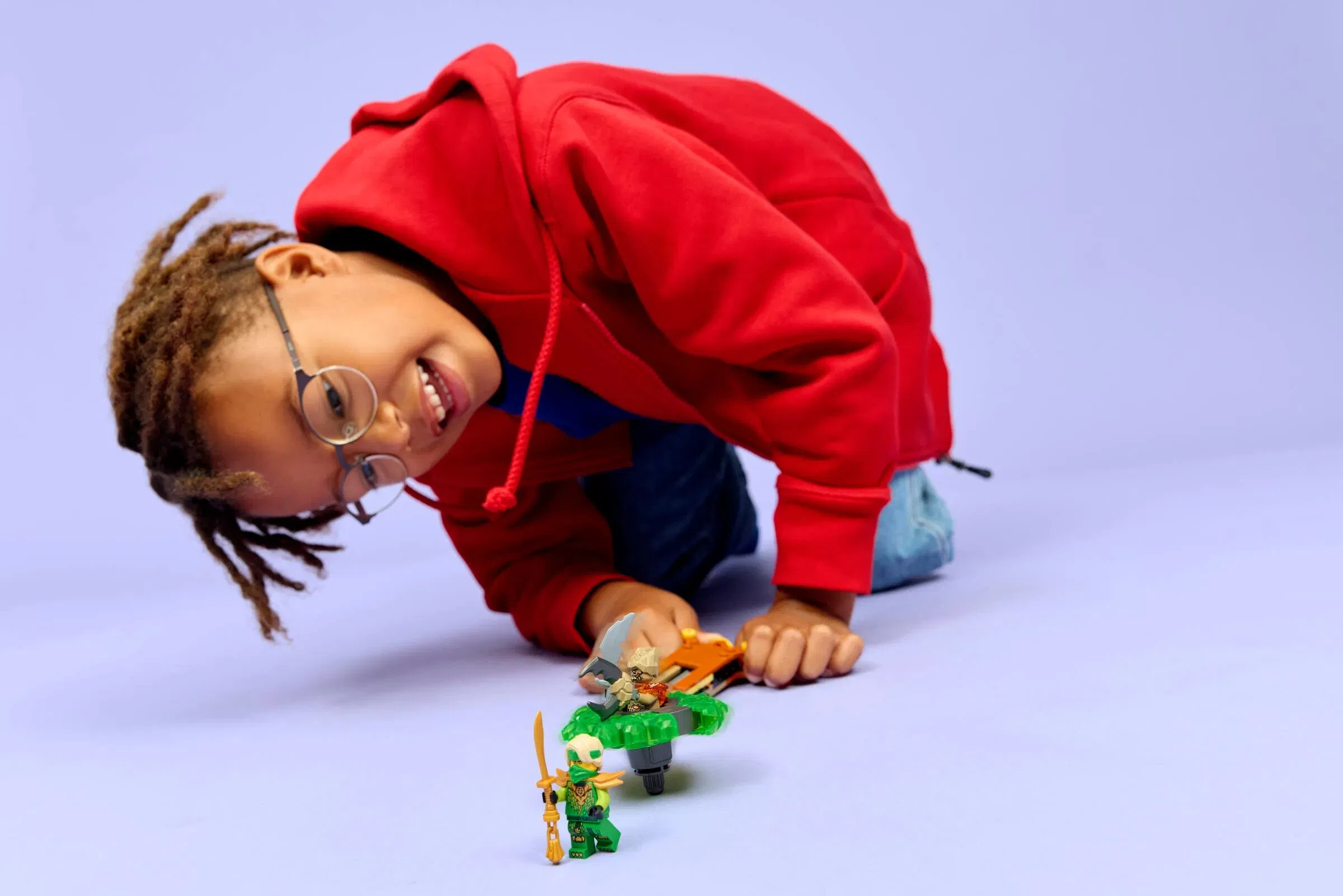 Lego Lloyd vs Earth Monster Spinner