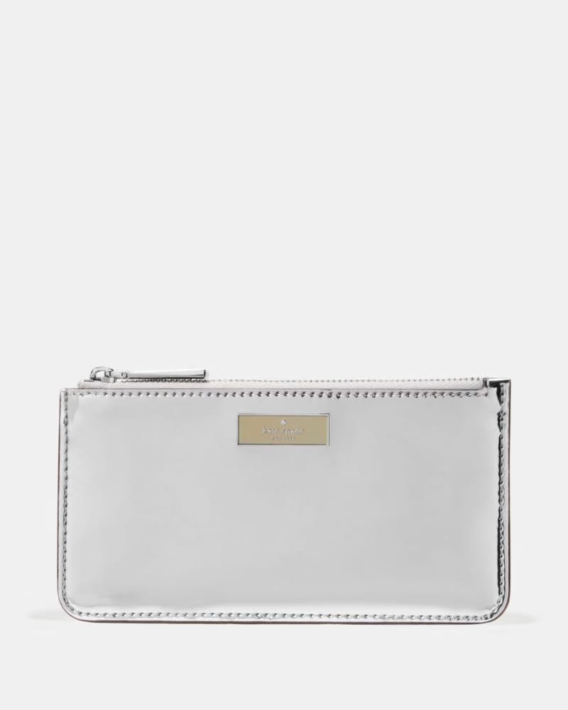 Bridget Mirror Metallic Large Slim Card Holder