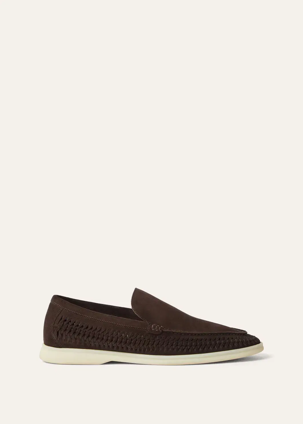 LoroPiana Summer Walk Loafer Chocolate