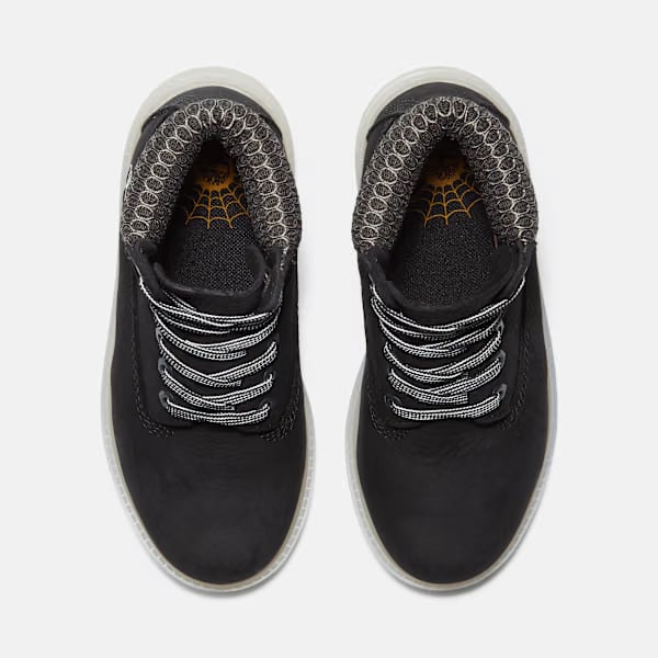 Youth Timberland Premium 6-Inch Waterproof Boot Black Nubuck