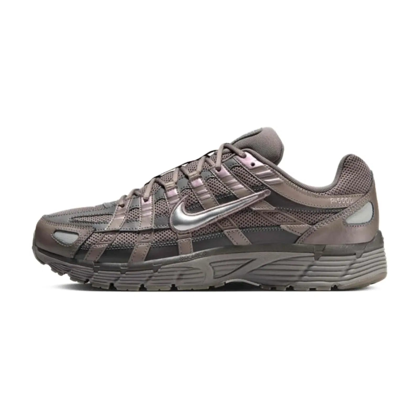 Nike P-6000 Cave Stone Medium Ash Flat Pewter Metallic Silver