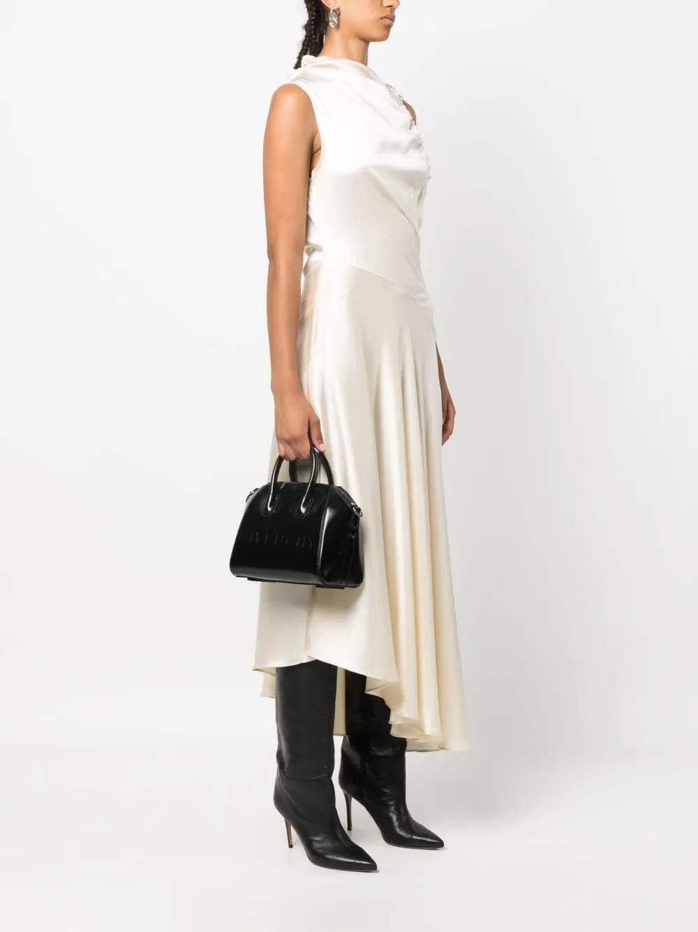 small Antigona leather tote bag