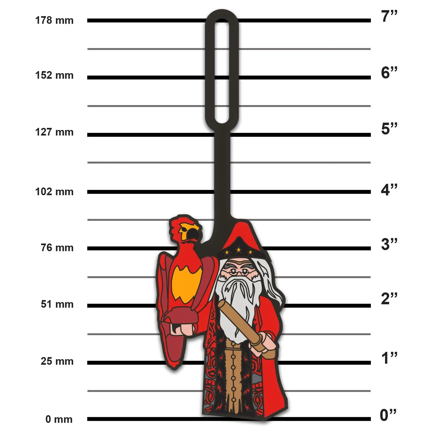 Lego Albus Dumbledore Bag Tag