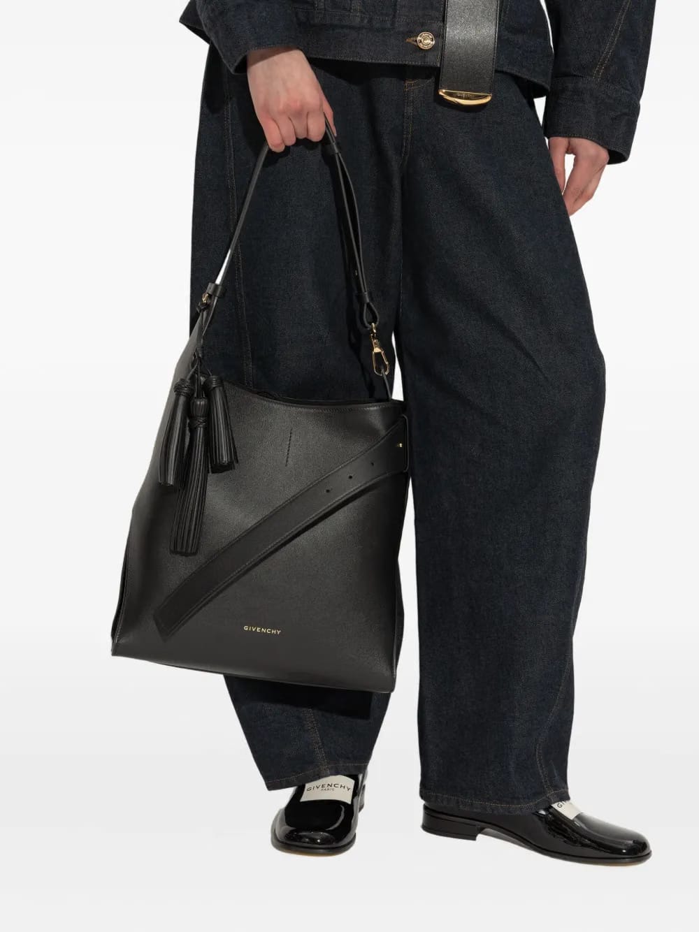 tassel belt tote bag