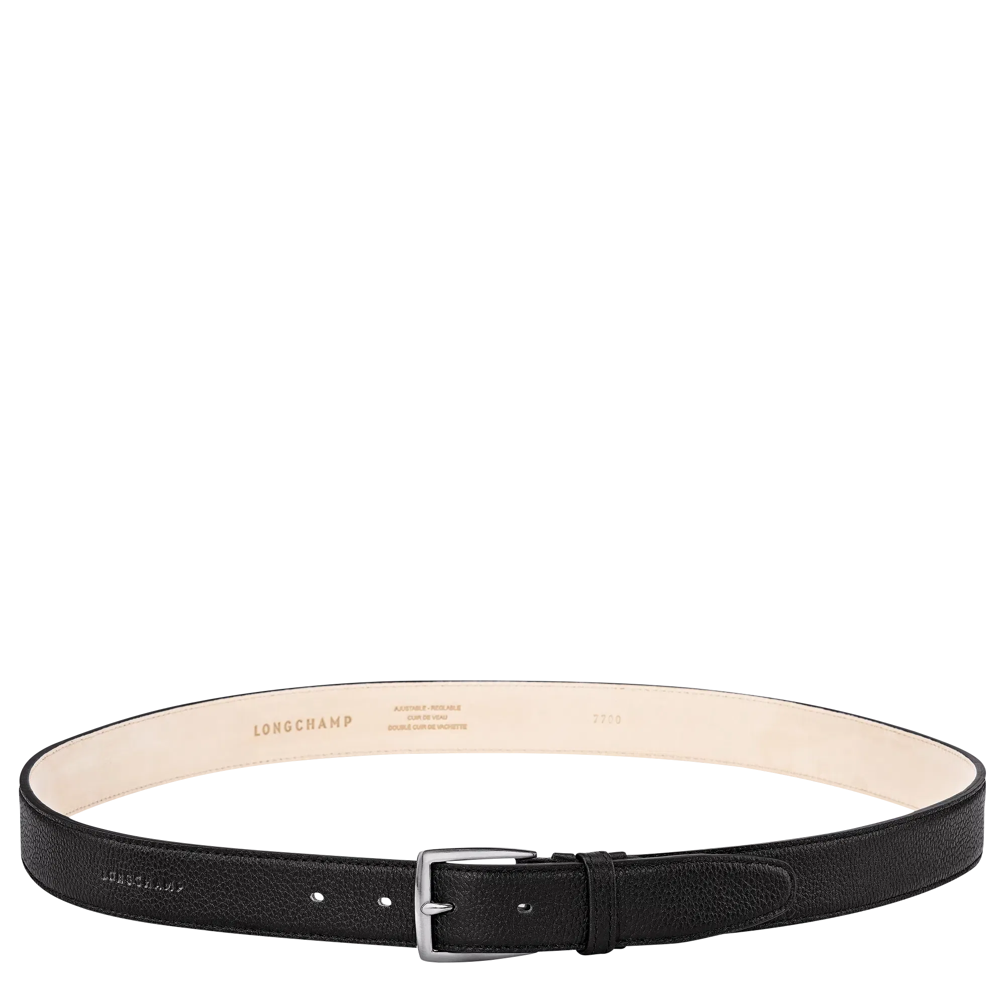 Longchamp Le Foulonné Men's belt Black