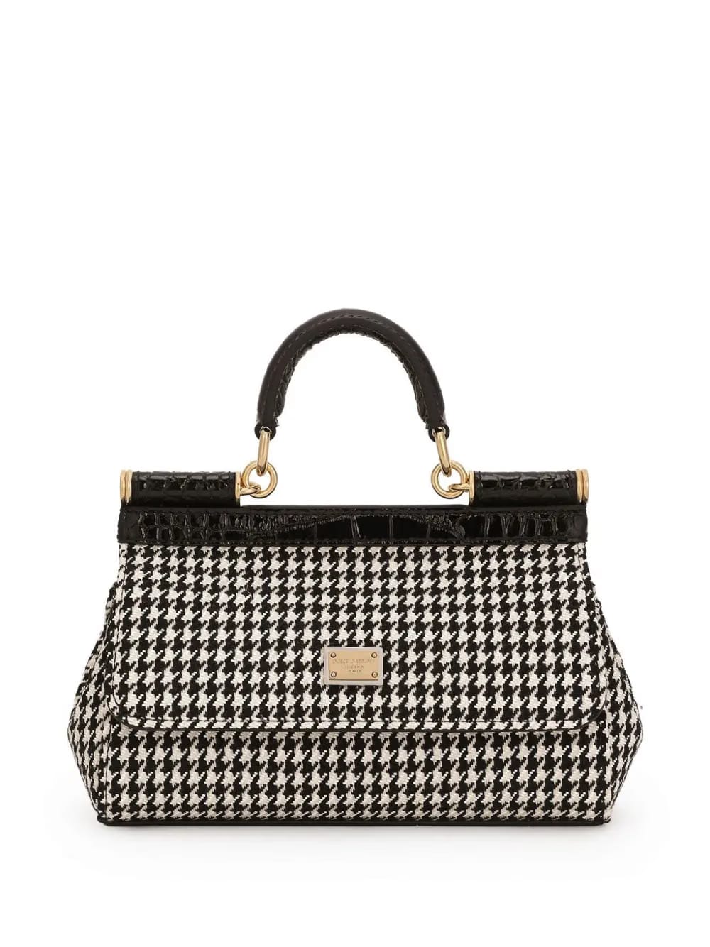 small Sicily houndstooth tote bag