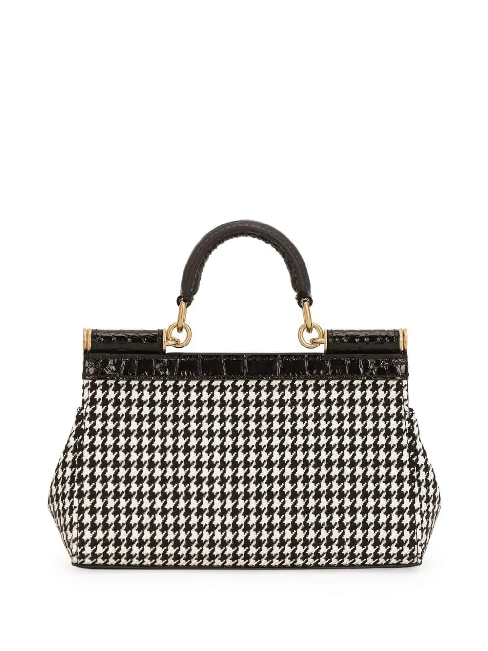 small Sicily houndstooth tote bag