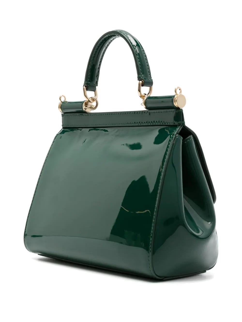 medium Sicily patent-leather tote bag