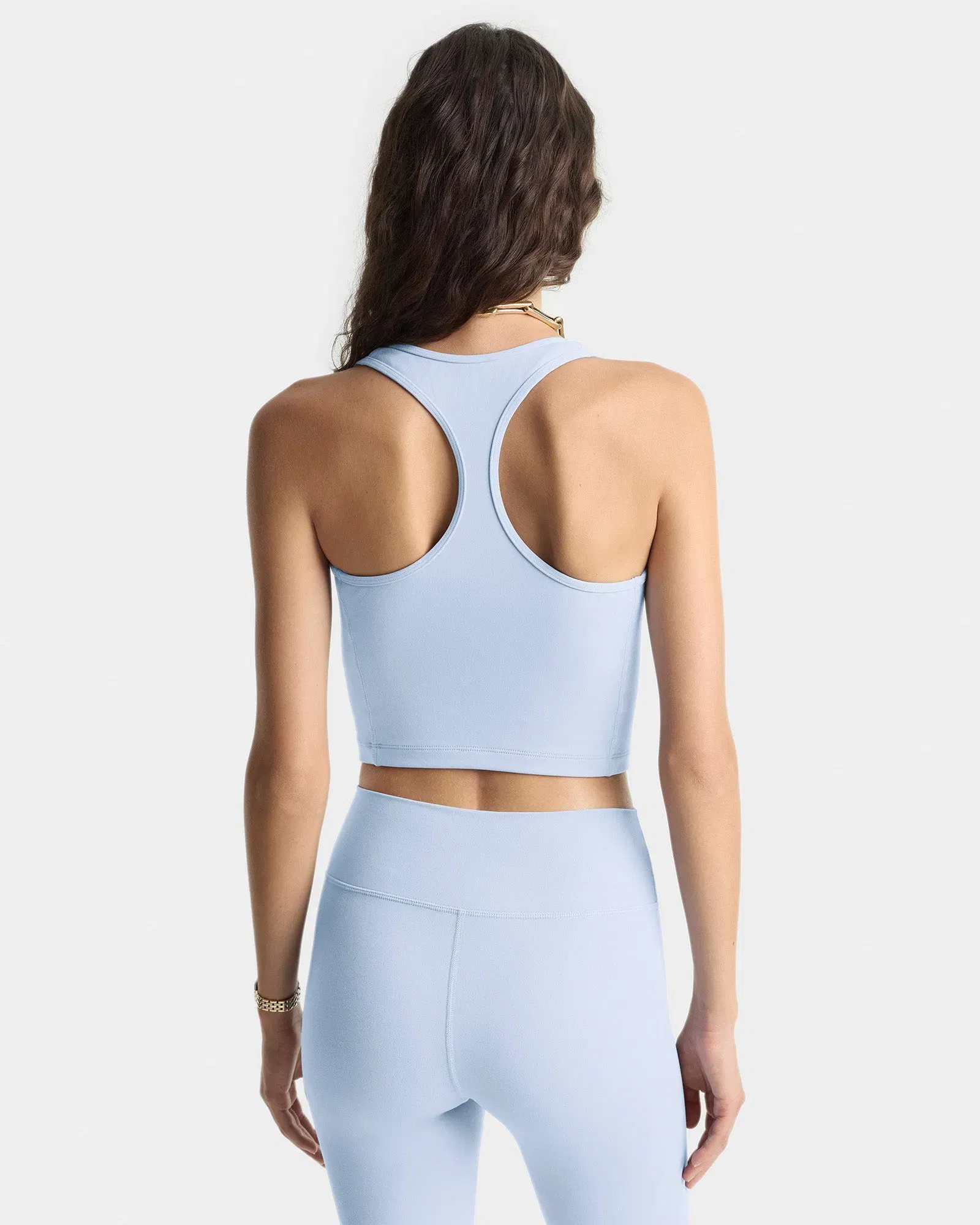 Signature Logo Sports Tank - Faded Blue/Navy