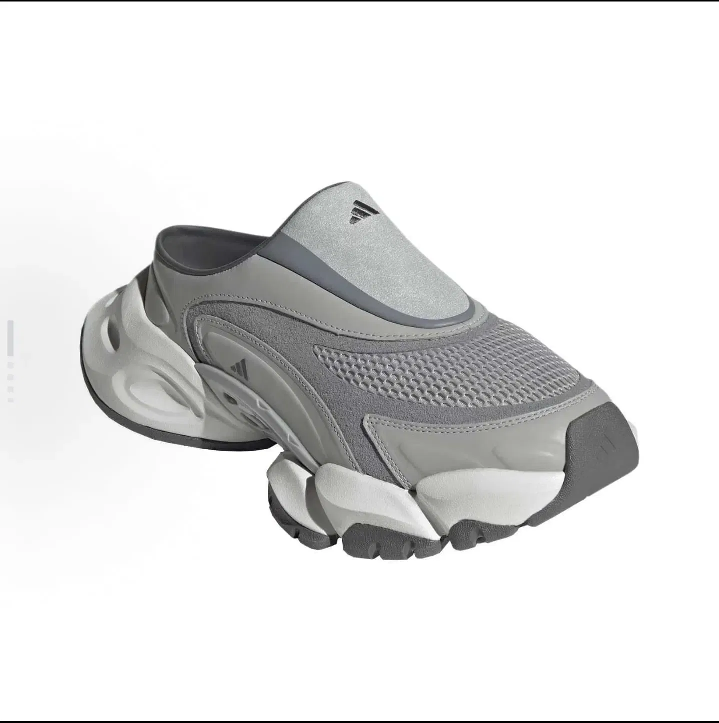 adidas xlg MULE METALLIC SILVER