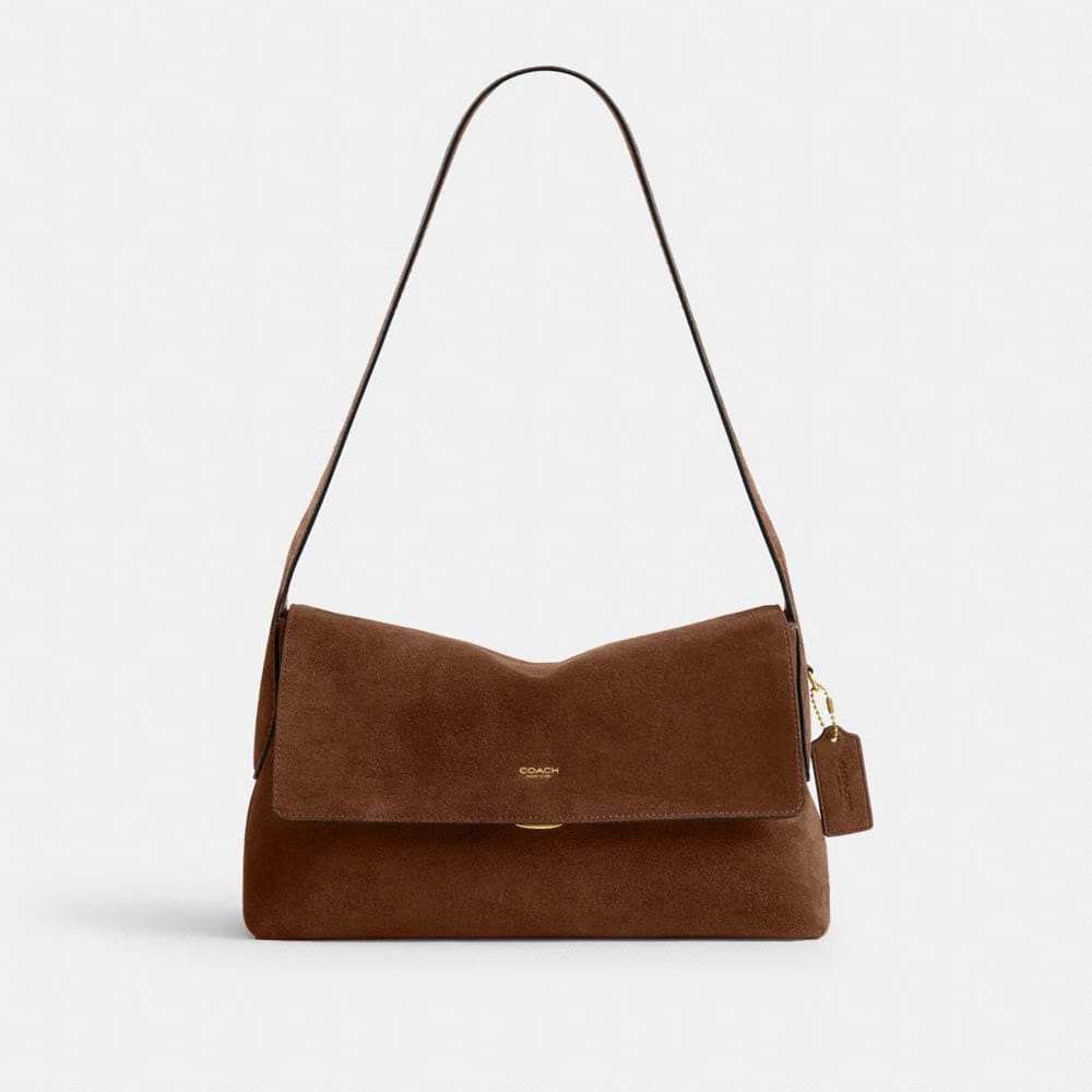 Coach Chelsea Shoulder Bag 30 Brass Warm Brown