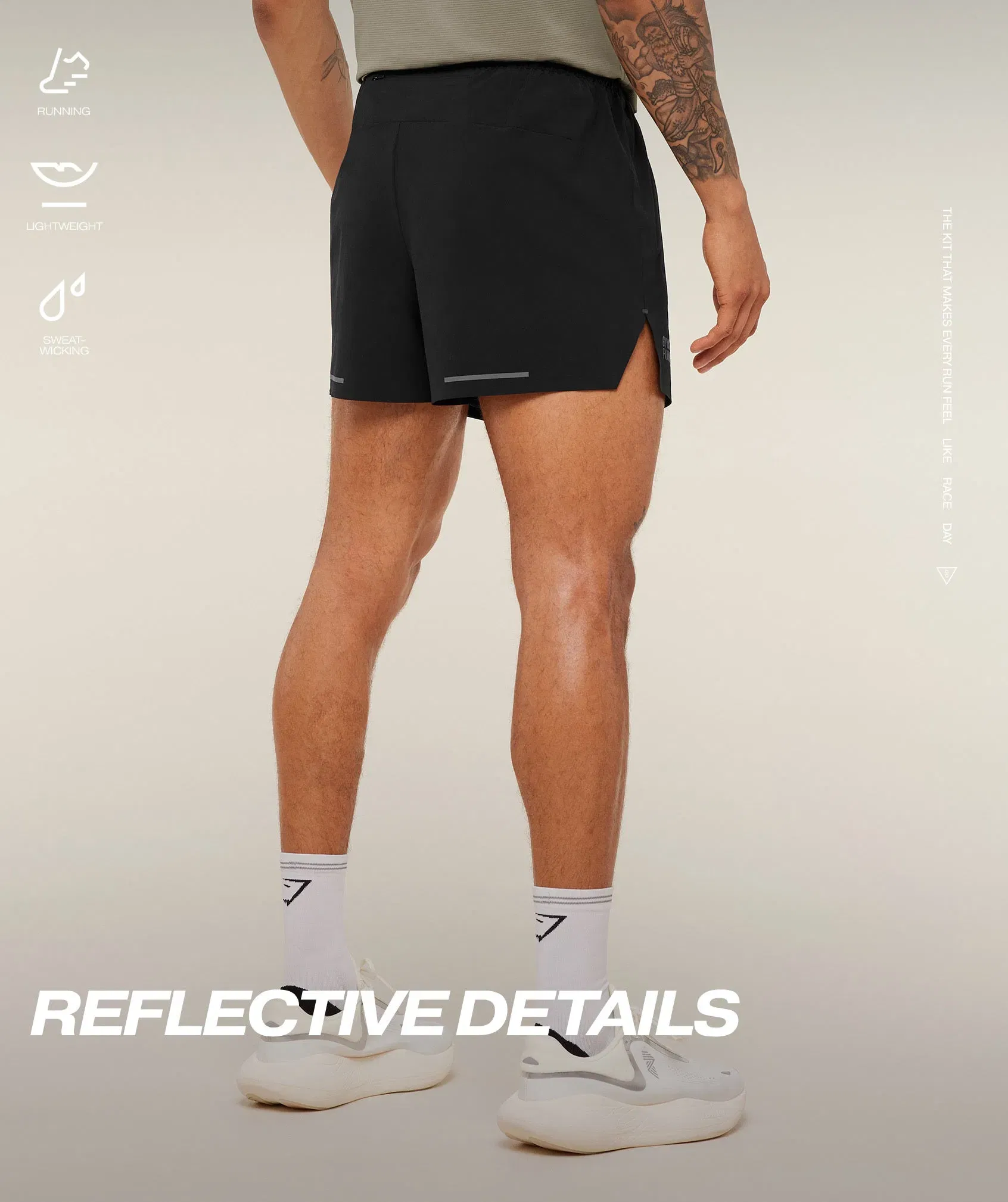 Gymshark Running Elite 5" Short - Black