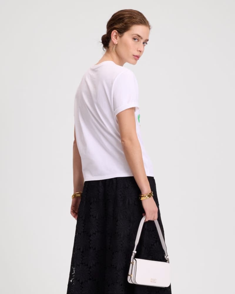 Floral Newspaper T-Shirt