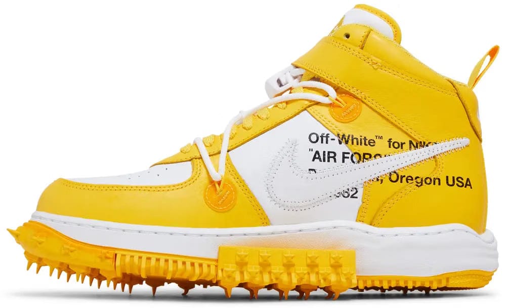 Off-White x Nike Air Force 1 Mid Varsity Maize