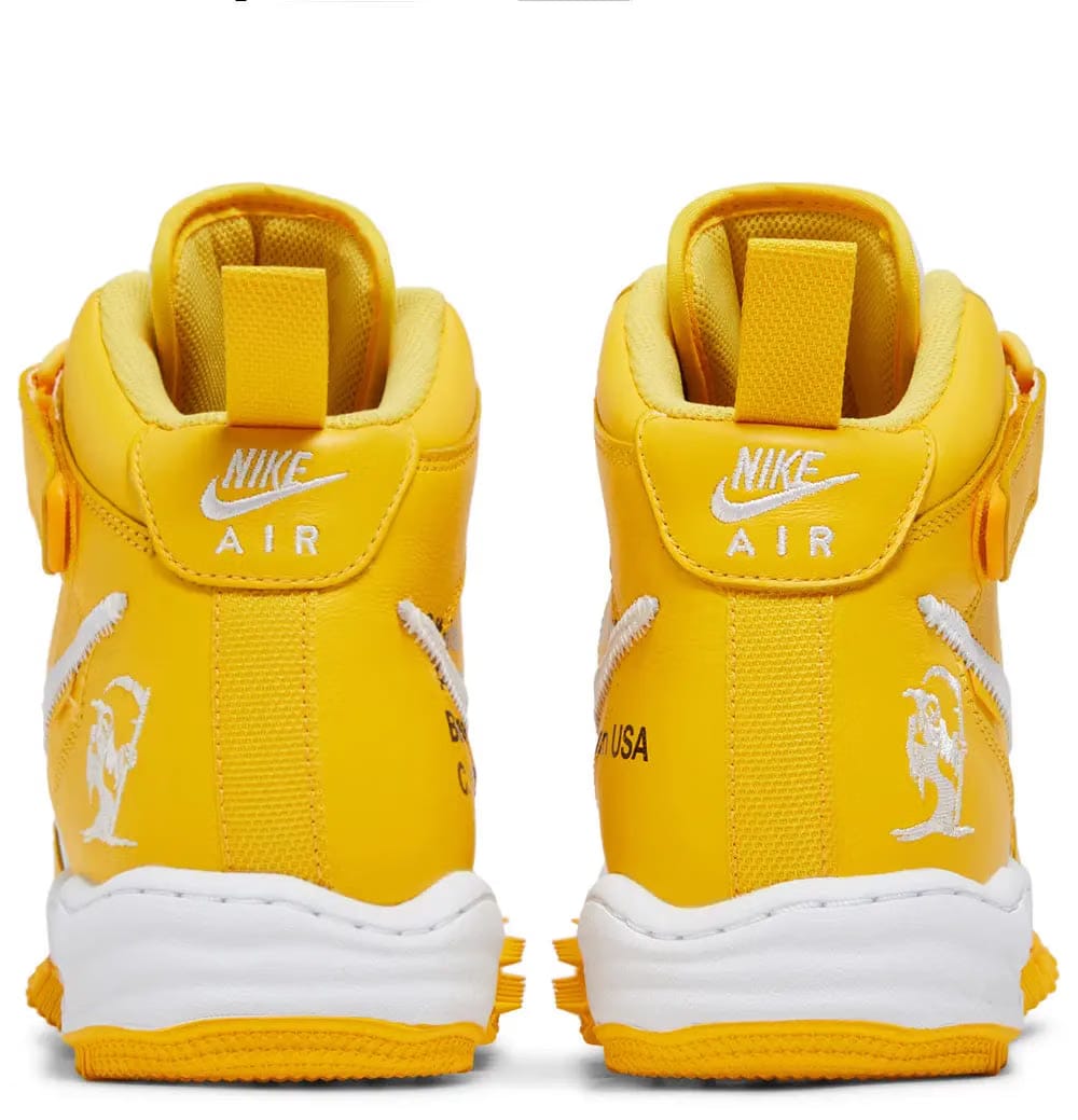 Off-White x Nike Air Force 1 Mid Varsity Maize
