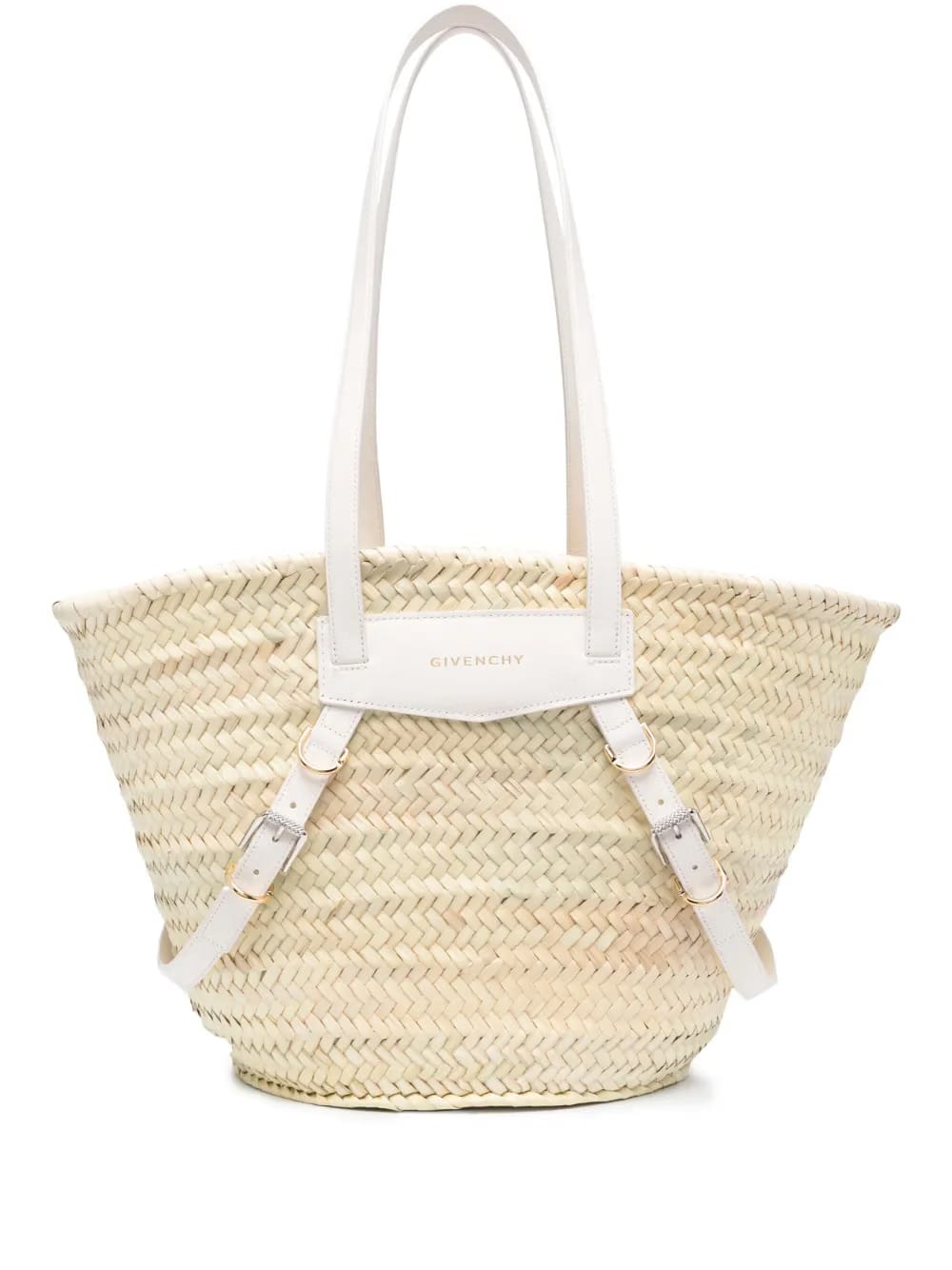 medium Voyou raffia basket bag