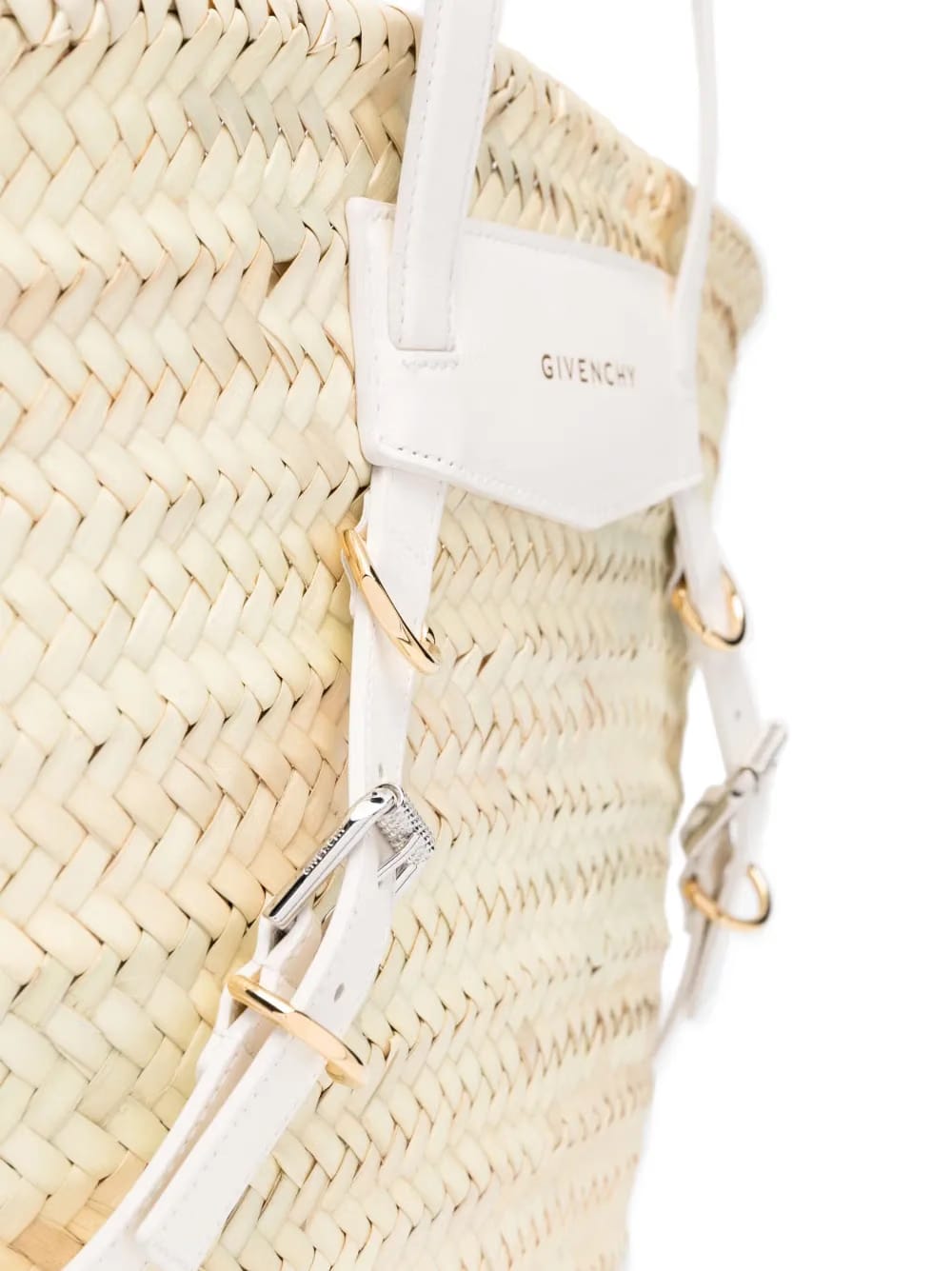 medium Voyou raffia basket bag