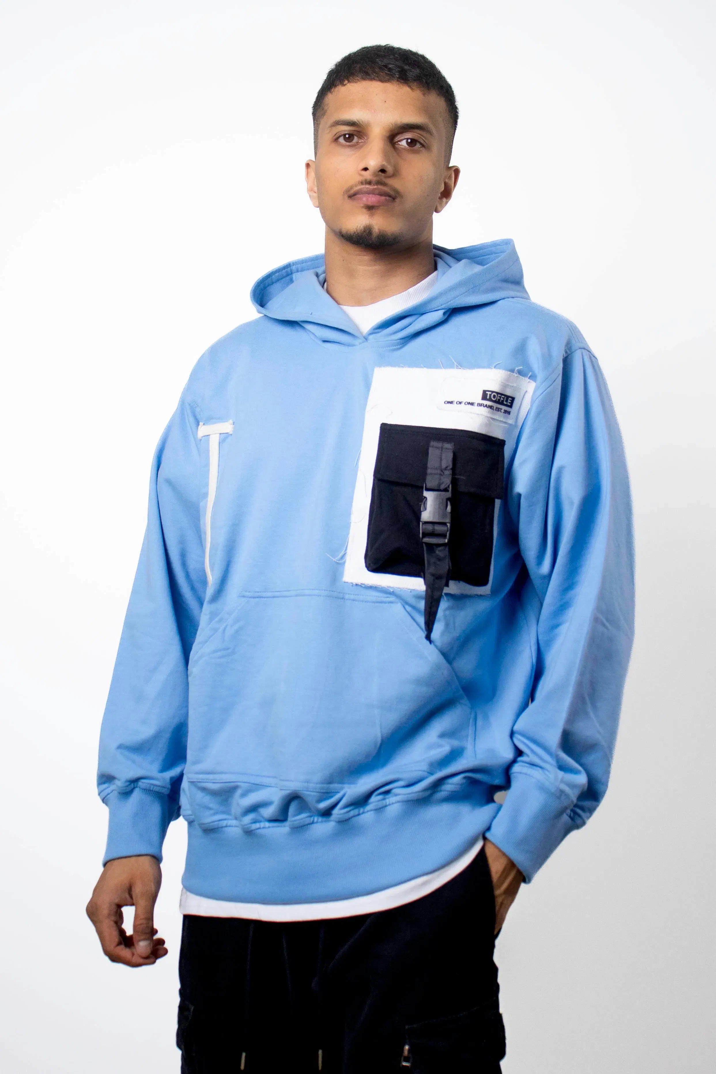 Boxy Sky Hoodie