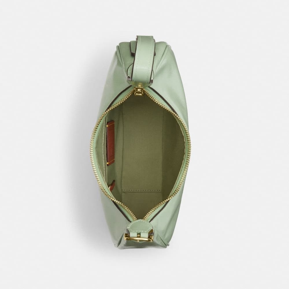 Coach Emily Shoulder Bag Gold Light Pistachio