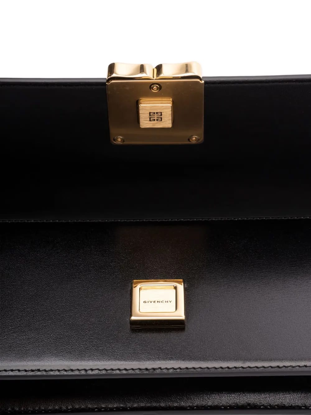 4G Liquid chain-detail clutch bag