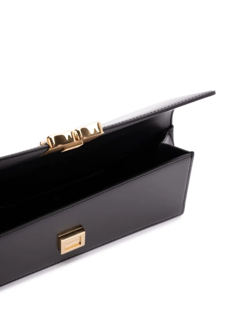 4G Liquid chain-detail clutch bag