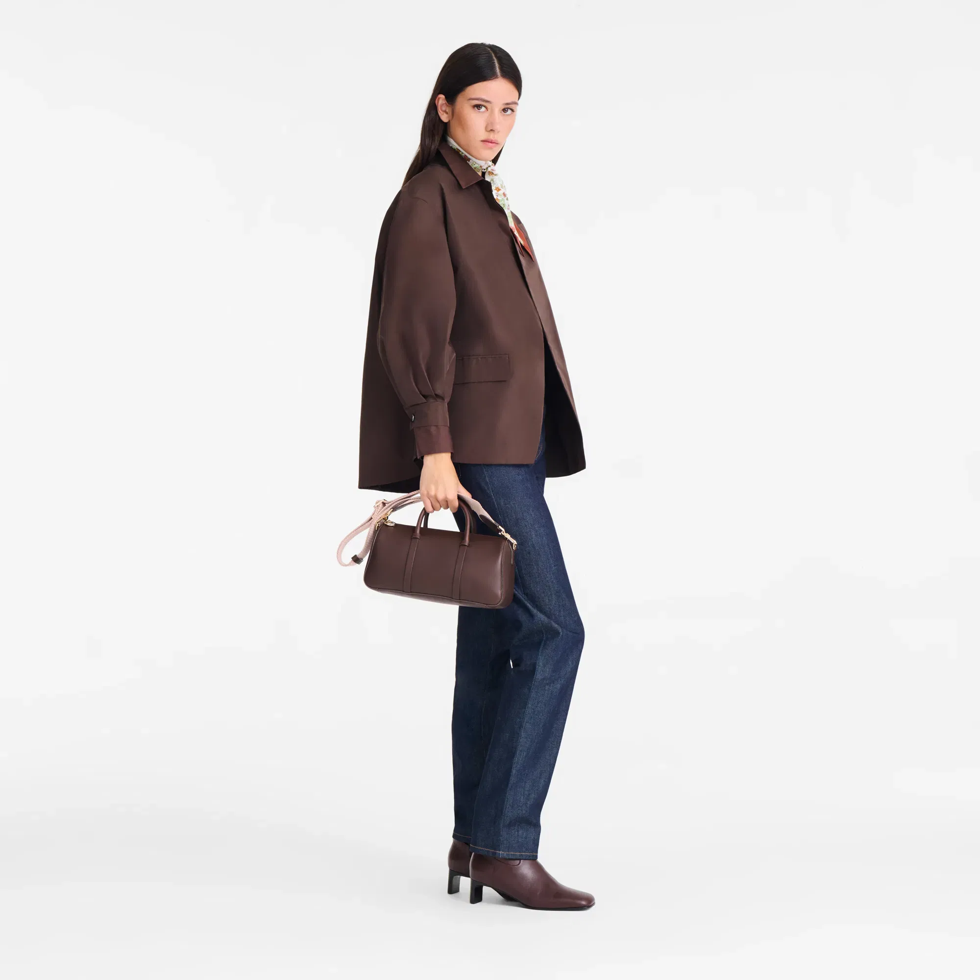 Longchamp Daylong M Handbag Mocha