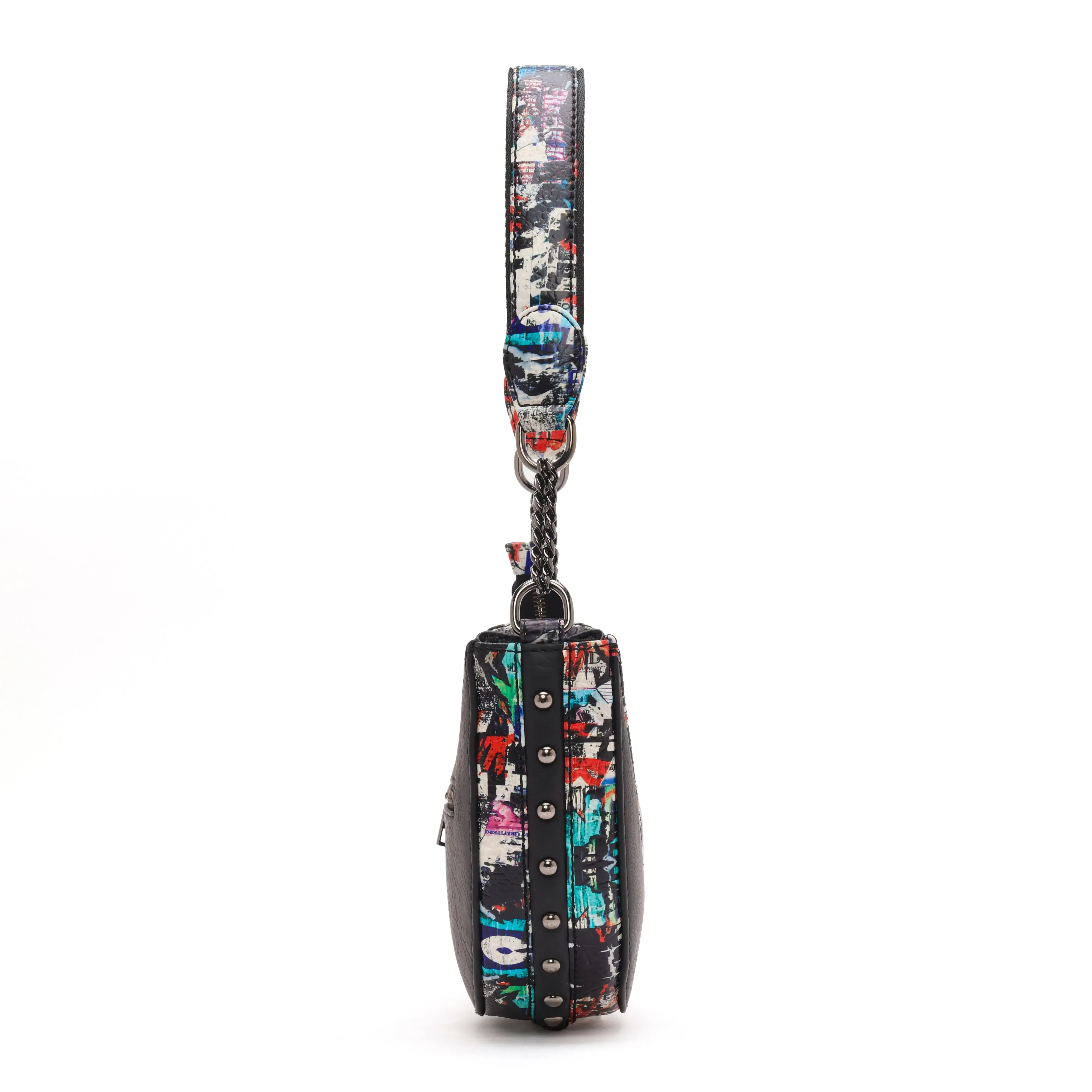 Graffld Street Half Moon Bag - Black