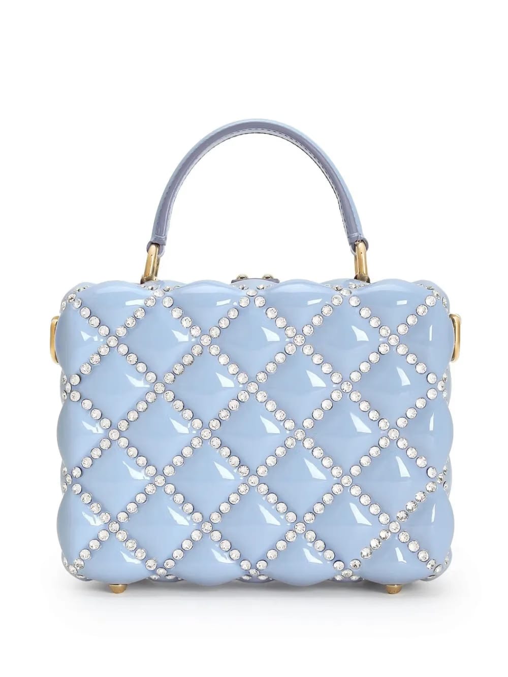 crystal-embellished padlock mini bag