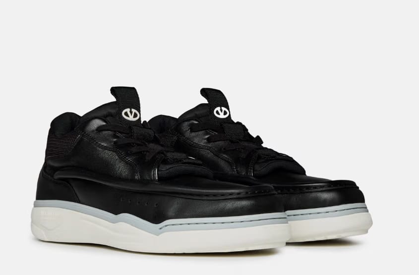 VALENTINO GARAVANI Leather Sneakers 'Nero'
