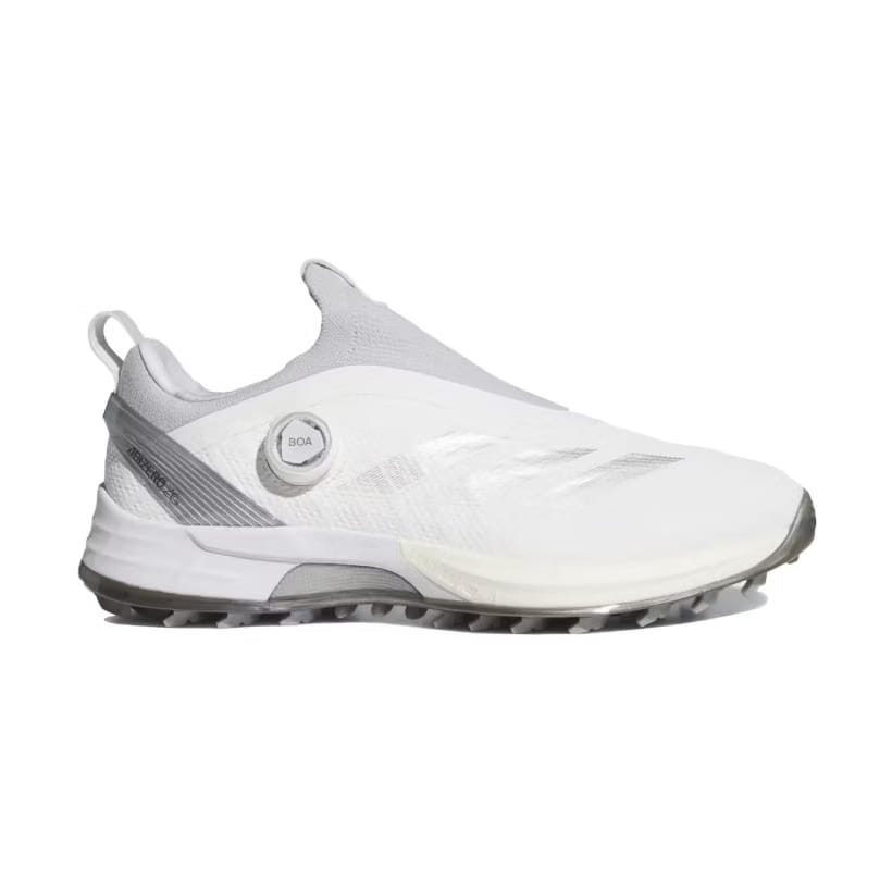 Adidas Adizero ZG BOA Spikeless Golf White Silver Metallic