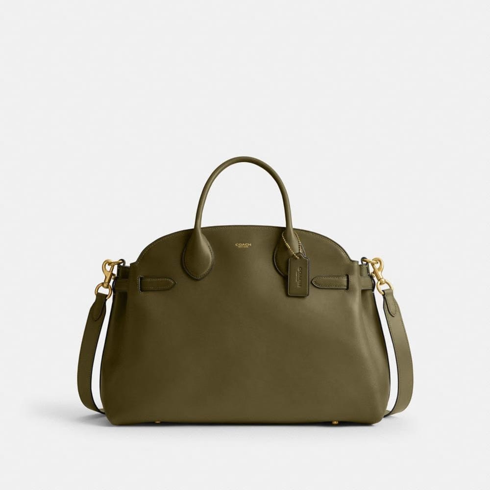 Coach Soft Empire Carryall Bag 40 Brass Olive