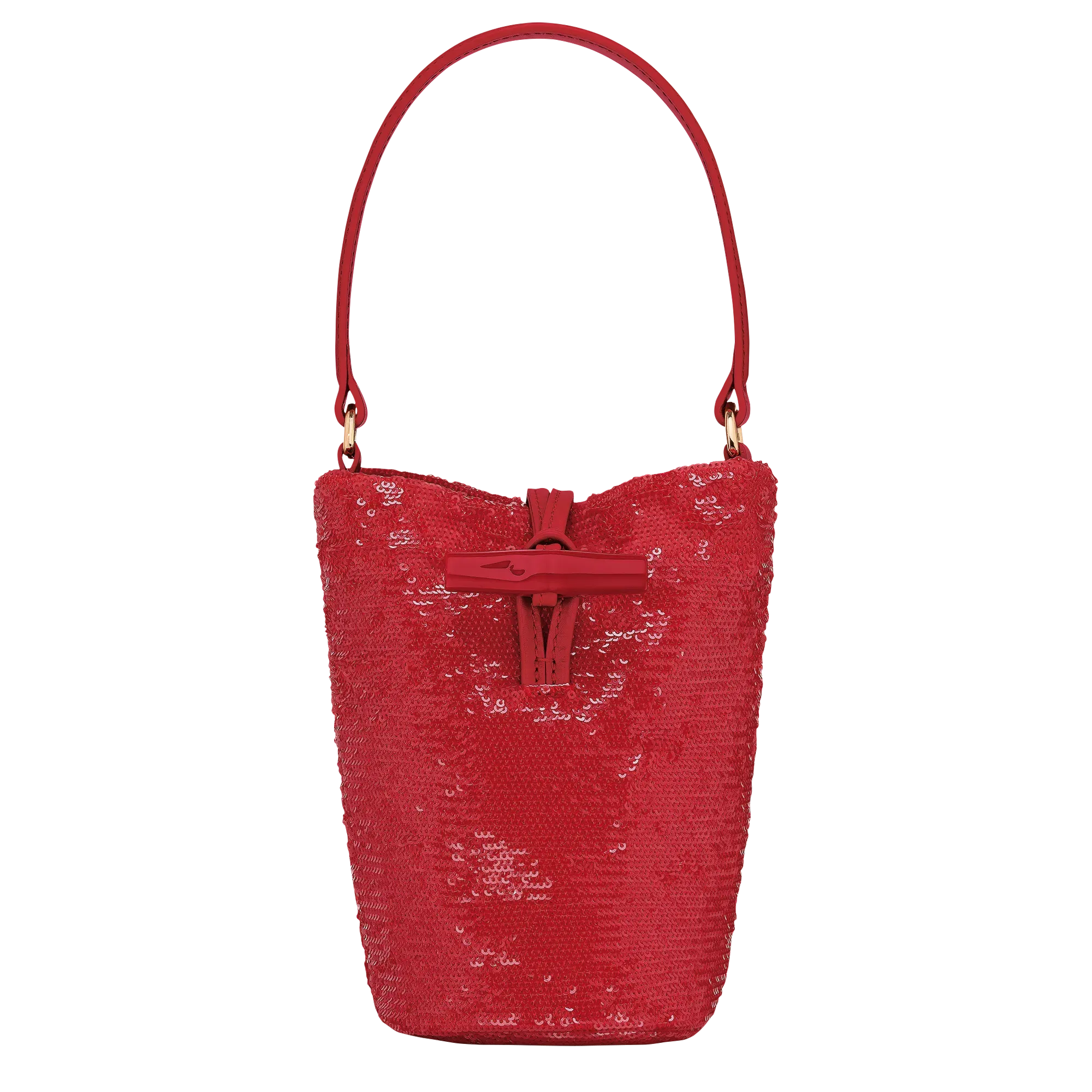 Longchamp Le Roseau Handbag Red